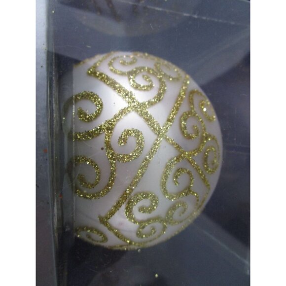 Catherine Lillywhites Gold White  Christmas Ornaments Tea Light Holders EUC - Picture 11 of 16